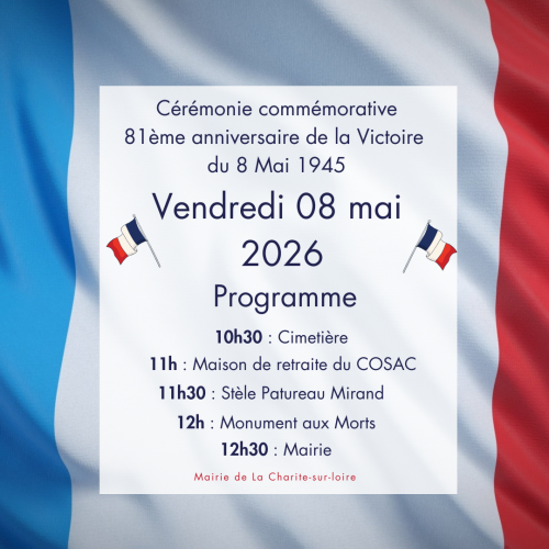Cérémonie 8 mai 2026 