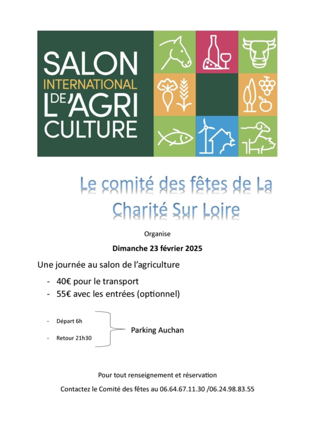 Le comité des fêtes emmènent les charitois au salon de l'agriculture 2025