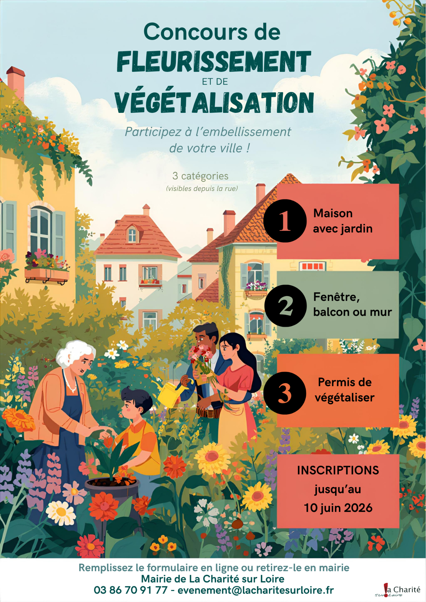 Concours de fleurissement et végétalisation