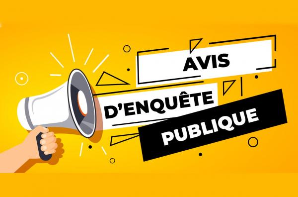 Pictogramme Avis d'enquête publique