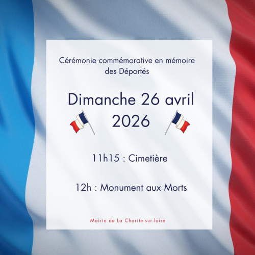 Cérémonie du 26 avril 2026 