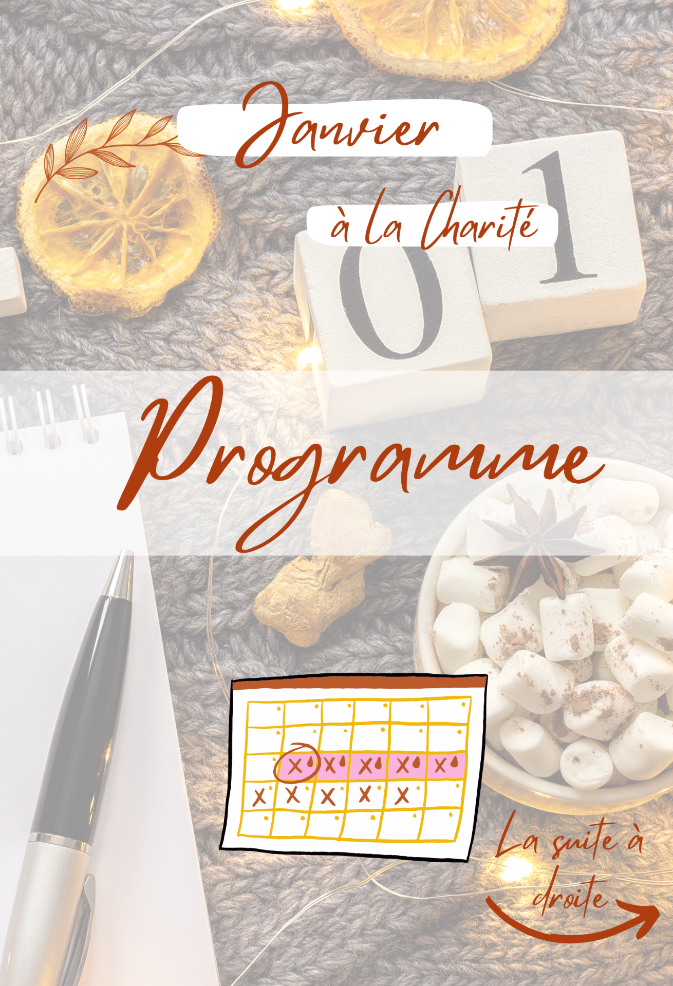 Le programme du mois de janvier à La Charité-sur-Loire