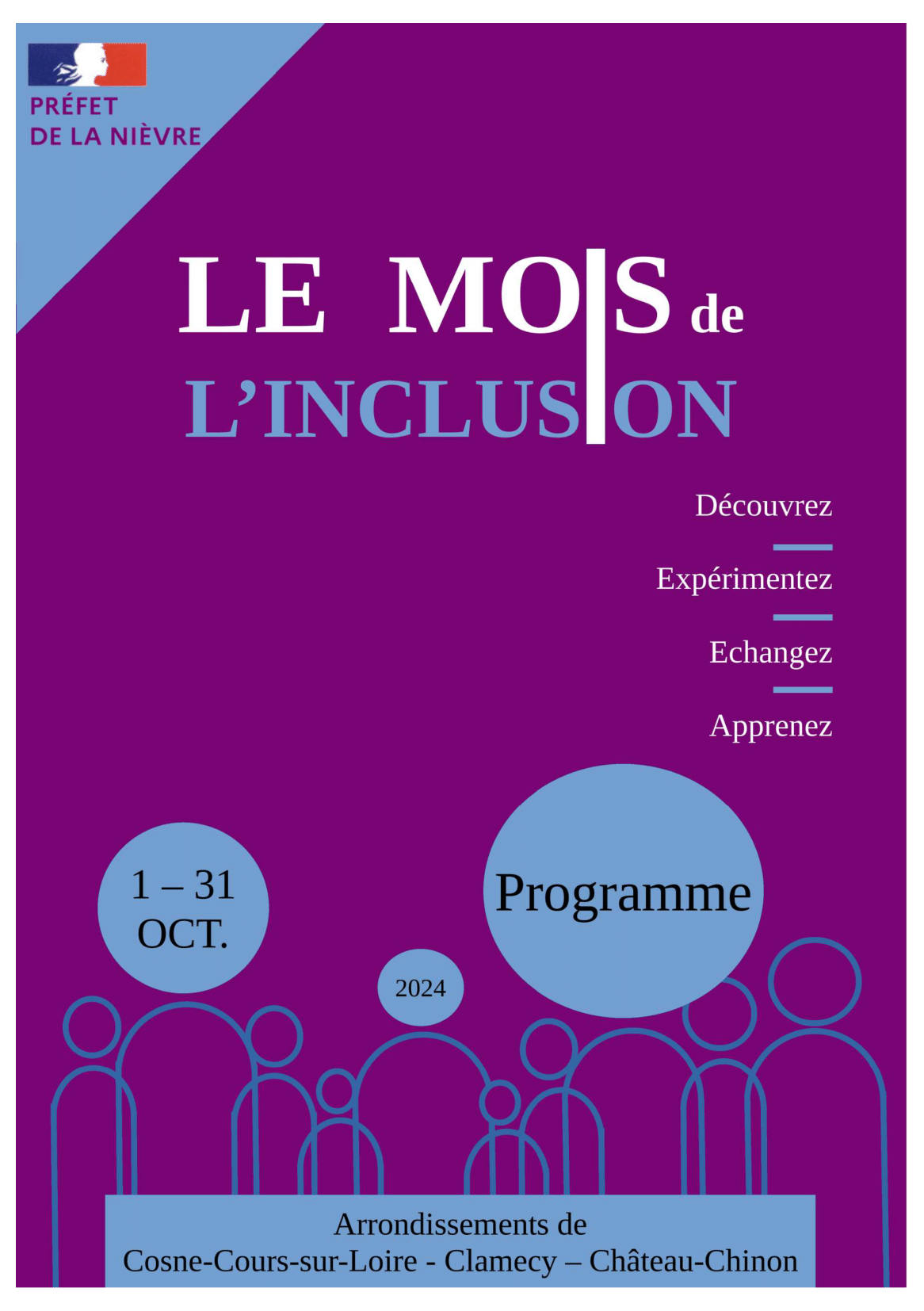 Le programme des animations et événements du mois de l'inclusion à La Charité
